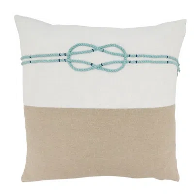 Saro Laguna Collection Cotton Pillow Cover