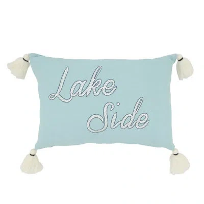 Saro Laguna Collection Throw Pillow In Polyester