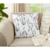 Saro Lavender Fields Throw Pillow In Down Blend