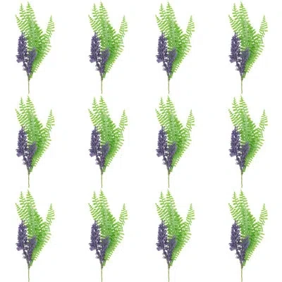 Saro Lavender Table Napkin Picks (set Of 12) In Purple