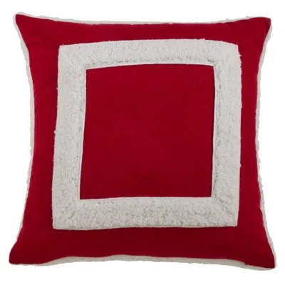Saro Lhasa Diagonal Cotton Throw Pillow Cover & Insert In Polyester,polyfill