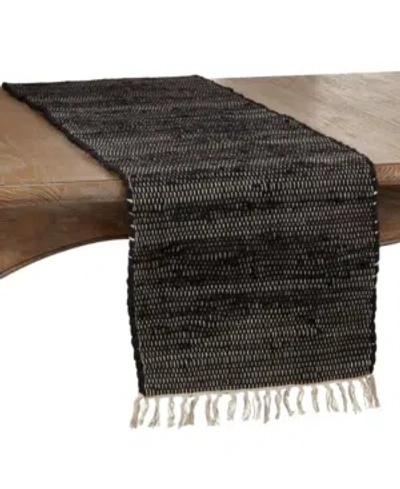 Saro Lifestyle Chindi Runner In Black