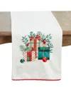 Saro Lifestyle Christmas Gifts Table Runner, 16" X 72" In Multi