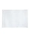 Saro Lifestyle Classic Hemstitch With Embroidered Border Placemat Set Of 12, 14"x20" In White