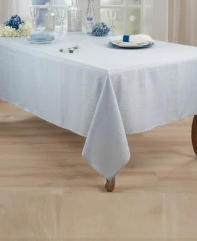Saro Lifestyle Classic Stitched Plaid Table Runner Collection In Burgundy