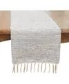 Saro Lifestyle Crafted Handloom Table Runner, 16" X 54"