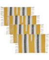 Saro Lifestyle Desert Horizon Placemats, 12" X 18" In Multi
