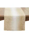 Saro Lifestyle Earthy Antelope Print Table Runner, 18"x108" In Natural