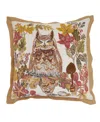 Saro Lifestyle Embroidered Owl Poly Filled Decorative Pillow, 20" X 20" In Multi