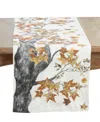 Saro Lifestyle Fall Tree Table Runner, 16" X 72" In Multi