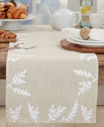 Saro Lifestyle Foliage Collection In Nude Or Natural