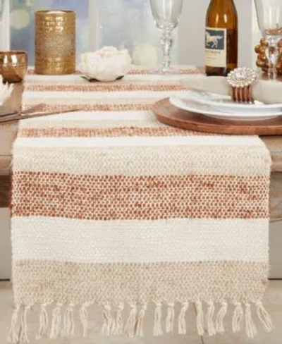 Saro Lifestyle Fringe Collection In Ivory