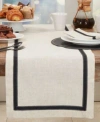 Saro Lifestyle Grosgrain Accent Collection In Black