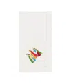 Saro Lifestyle Majestic Embroidered Three Kings Napkin Set Of 6, 20"x20" In White
