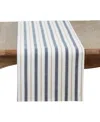 Saro Lifestyle Modern Striped Table Runner, 16" X 120"