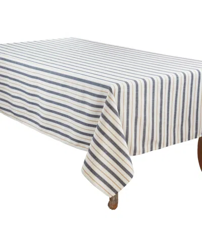Saro Lifestyle Modern Striped Tablecloth, 65" X 160"