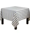 Saro Lifestyle Modern Striped Tablecloth, 70" X 70"