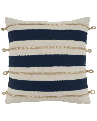 Saro Lifestyle Nautical Square Pillow