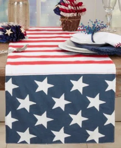 Saro Lifestyle Patriotic Collection In Red,white,blue