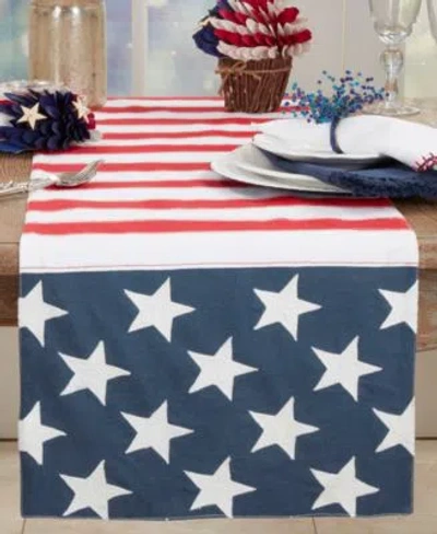 Saro Lifestyle Patriotic Collection In Blue