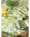 Saro Lifestyle Printed Table Runner In Multi