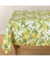 Saro Lifestyle Printed Tablecloth In Multi