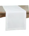 Saro Lifestyle Pure Linen Table Runner, 16" X 72"