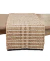 Saro Lifestyle Rope Knotwork Design Table Runner, 16"x72" In Natural
