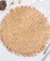 Saro Lifestyle Rustic Raffia Collection In Ivory