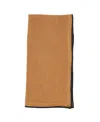 Saro Lifestyle Stonewashed Stitch Border Table Napkins Set Of 4,20"x20" In Terracotta