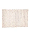 Saro Lifestyle Table Placemats With Woven Line Design Set Of 4, 20" X 14" In Pink