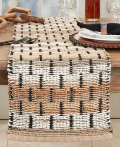 Saro Lifestyle Tailored Stripe Collection In Natural