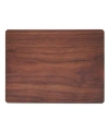 Saro Lifestyle Wood Print Placemat Set Of 4 In Brown