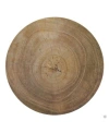 Saro Lifestyle Wood Print Placemat Set Of 4 In Natural