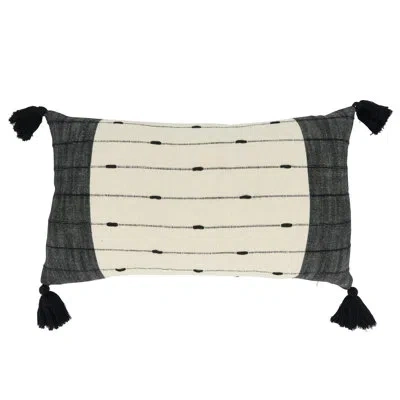 Saro Lincoln Collection Throw Pillow In Gray