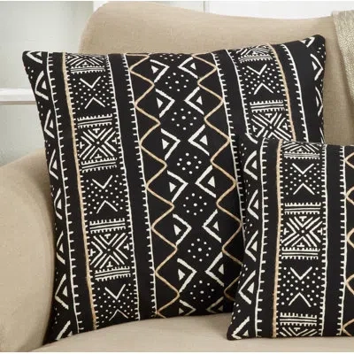 Saro Malian Collection Mud Cloth Pillow, Cover Only
