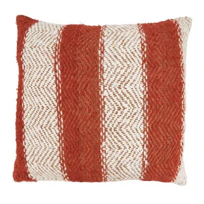 Saro Mattea Collection Plaid Throw Pillow In Polyester