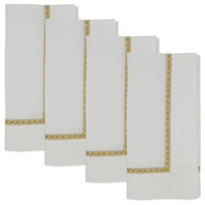 Saro Mayer 20" Napkin In Gold