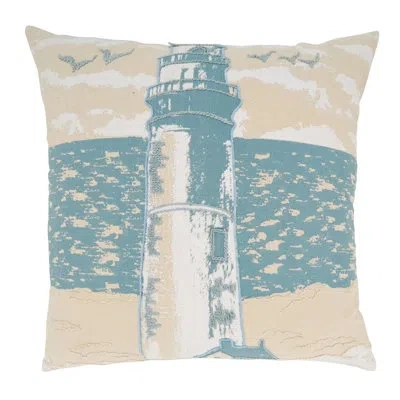 Saro Meridian Collection Cotton Pillow Cover In Pillow Cover Only - No Insert