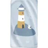 Saro Microfiber Beach Towel In Blue
