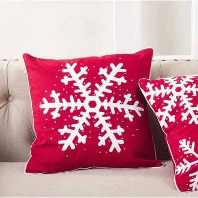 Saro Nevar Cotton 18" Throw Pillow