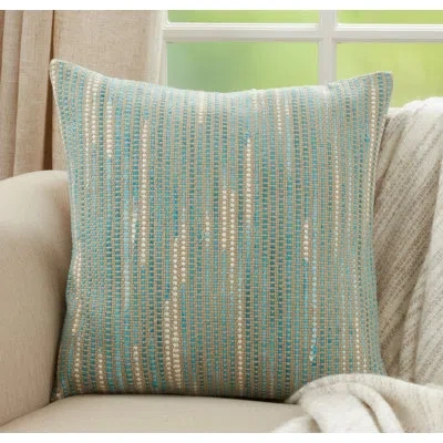 Saro Norma Square Cotton Pillow Cover
