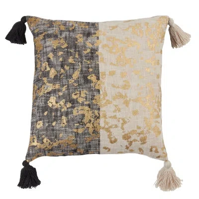 Saro Oneeka Cotton Throw Pillow In Pillow Cover Only - No Insert