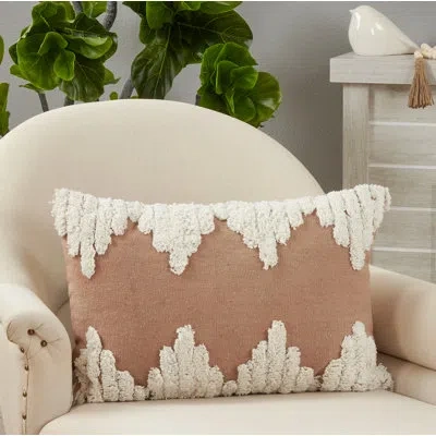 Saro Raissa Rectangular Cotton Pillow Cover