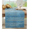 Saro Rectangular Table Runner In Gold