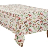 Saro Rectangular_christmas Stockings Design Tablecloth In Multi