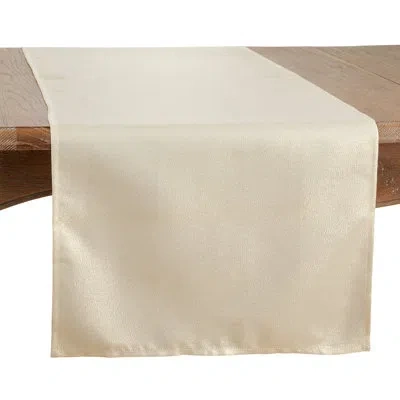 Saro Runner_table Runner With Shimmering Design In Gold