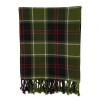 Saro Sevan 100% Cotton Throw In Green