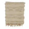 Saro Sevan 100% Cotton Throw In Natural