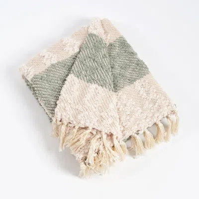 Saro Sevan Design Throw In Green